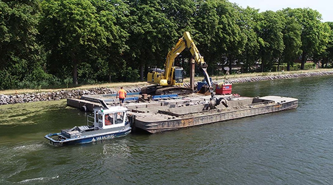 Herstel kanaalbodem Pelt (BE)